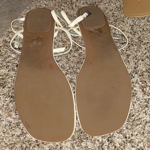 Jessica Simpson Shoes - Jessica Simpson beaded sandals size 9 Jessica Simpson Shoes - Jessica Simpson beaded sandals size 9